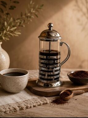 Pyrex Stainless Steel French Press Coffee Press Maker